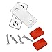 Jovitec 12 Sets Magnetic Door Catch Cabinet Door Latch with Screws and Adhesive for Home Office Furniture Cabinet Cupboard