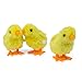 Wind-Up Novelty Jumping Chicken – Party Favor Gag Toy – Easter Egg Baby Bird Yellow Chick Decoration – Pack Of 6