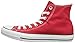 Converse Chuck Taylor All Star Seasonal Canvas High Top Sneakers Red White Mens 10