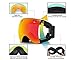 HONGDAK Ski Goggles, Snowboard Goggles UV Protection, Snow Goggles Helmet Compatible for Men Women Boys Girls Kids, Anti