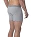 Pact Men's Boxer Brief Underwear (2-Pack) Organic Cotton, Breathable, Snug Fit, Heather Grey/Navy, Medium