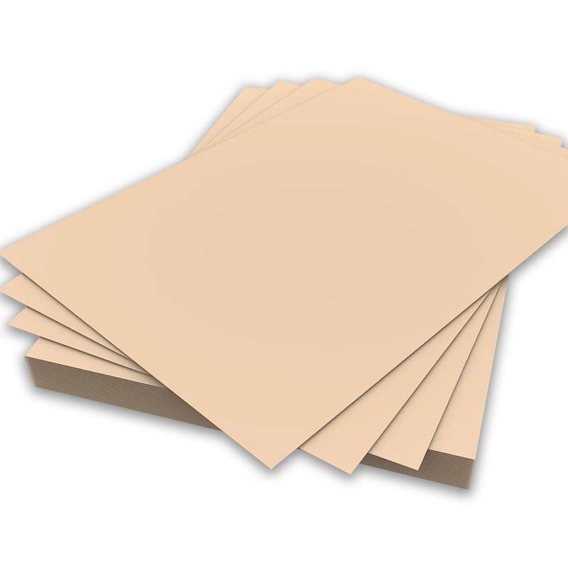 A4 Salmon Colour Paper 80gsm Sheets Double Sided Printer Paper Copier Origami Flyers Drawing School Office Printing 210mm x 297mm (A4 Salmon Paper - 80gsm - 100 Sheets) — image 1