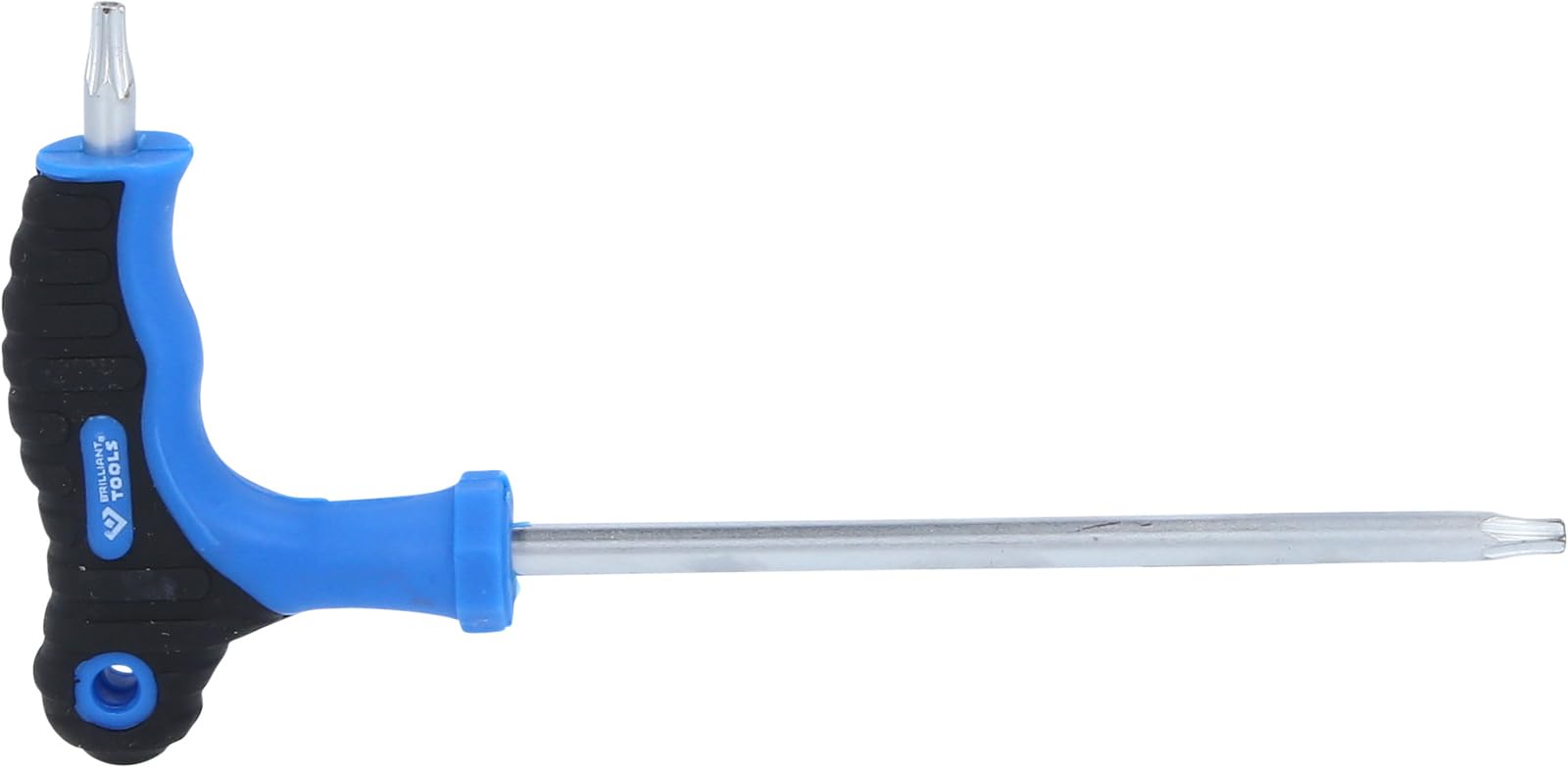 BRILLIANT TOOLS BT041013 T-Handle Torx® with Face Hole Allen Key T25 x 150 mm [Powered by KS Tools]