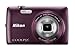 Nikon COOLPIX S4300 16 MP Digital Camera with 6x Zoom NIKKOR Glass Lens and 3-inch Touchscreen LCD (Plum)