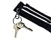 No Bounce Expandable Running Belt. Easily Fits iPhone 6 Plus, iPhone 6 and Samsung Phones. Extremely Light Weight, Water Resistant, Compact and Durable. Holds Wallets and Keys and Other Items (Black)