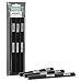 DIXON Industrial Carpenter Pencils, Medium, Black and Silver, 6-Pack, (14206)