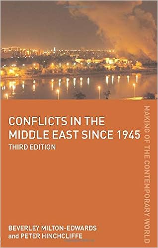 Conflicts In The Middle East Since 1945 The Making Of The Contemporary World Hinchcliffe Peter Milton Edwards Beverley 9780415440172 Amazon Com Books