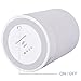 HHfuBin Night Lamp for Bedroom with Bluetooth Speaker, Night Lights Touch Sensor Control, USB Port, Speakerphone / TF Card / AUX-IN Supported (White)