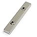 CMS MAGNETICS - (2 Pack) Grade N45 South Pole Neodymium Bar Magnets 1/4 x 1/2 x 3 Inches with Two #6 Countersunk Holes - Strong Industrial Strength