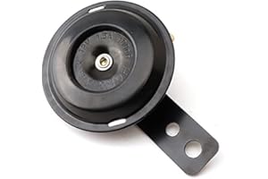 KAEFUNG Universal Motorcycle Electric Horns Waterproof Round Loud Speaker 105db small horn for Motorcycle (12V)
