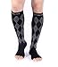 Doc Miller Toeless Compression Socks Women & Men – Open Toe, 20-30mmHg, Knee-High, Lightweight, Calf Support, Shin Splints, Varicose Veins Comfort, 1 Pair, Argyle