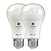 GE Refresh HD A21 General Purpose LED Light Bulb, 100-Watt Replacement, Daylight, Medium Base, Dimmable, 2-Pack