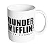 Coffee Mug With Dunder Mifflin, Unop Dunder Mifflin The Office-World’s Best Boss-11 oz Funny Ceramic Coffee/Tea/Cocoa Mug-Unique Coffee Cup&Present Idea for Male/Female/Bosses/Coworkers