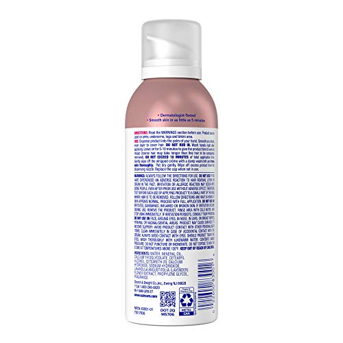 Nair Hair Remover Bladeless Shave Whipped Crème Infused with Lavender Oil, 5oz - Image 2