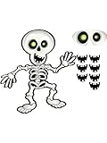 Amscan Pin-The-Smile-On-The-Skeleton, White/Black