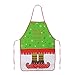 Christmas Apron,KAKOO Pixie Style Adult Kitchen Apron for Christmas Party Chef Cooking Restaurant House Cleaning Gardening Home