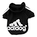 Moolecole Pet Sports Apparel Cat & Dog Cold Weather Coats Dog Hoodies Pet Sweaters (XXL, Black)