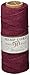 Hemptique 100% Hemp Cord Spool - 62.5 Meter Hemp String - Made with Love - No. 20 ~ 1mm Cord Thread for Jewelry Making, Macrame, Scrapbooking, DIY, & More - Burgundy