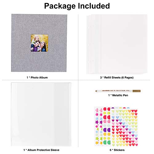 image for VACNITE Photo Album Self Adhesive,Scrapbook Album for Wedding/Family, 