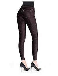 MeMoi Leggings de pana elásticos para dama