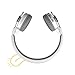 LilGadgets Untangled Pro On-Ear Bluetooth Kids Headphones for School, Microphone, Volume Limited, SharePort Technology, SoftTouch Padding, White - Wireless Headphones