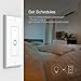 Smart WiFi Wall Switch Oittm Touch Light Switch Remote Control Lights and Appliances Timing Function with Smartphone Android 4 point 1 iOS 8 point 0 Above Works with Amazon Alexa