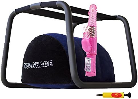 Cytherea Sex Stainless Steel Chair Adult Furniture Elastic Erotic Toy &amp; Air Sex Pillow &amp; Multispeed Jack Rabbit Vibrator Set (PF3216)