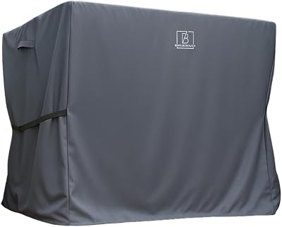 Barlborough Garden Swing Cover 3 Seater Waterproof Charcoal 210x170x125cm