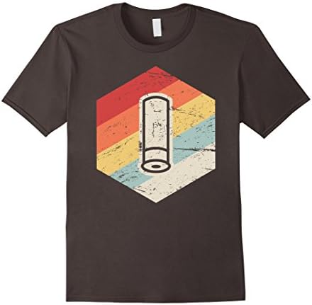 Mens Retro Shotgun Shell Skeet Shooting T-Shirt Large Asphalt