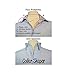 THE ORIGINAL Adjustable Metal Shirt Collar Support. Size 26 Black. Men and Women