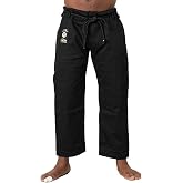 Ronin BJJ Pants for Adults &ndash; Cotton Martial Arts Pants with 6-Loop Cord Drawstring