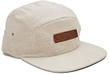 Skyed Apparel 5 Panel White Polka Dot Camper Cap Hat Collection With Genuine Leather Strap