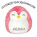Squishmallow Customized Original Kellytoy Piper The Pink Penguin 8