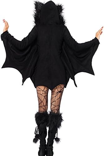LOBiI78lu Women's All in Black Bat Adult Costume