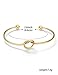 Bridesmaid Gifts with Cards I Can't Tie The Knot Without You Love Knot Bangles Adjustable Rose Gold Bangle for Girls Bridesmaid Proposal Set of 6