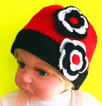 red beanie hat baby