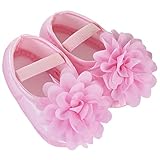Hot Sale!Canserin Baby Girl Chiffon Flower Elastic Band Walking Shoes