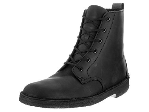 clarks desert mali black
