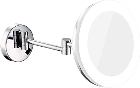 AJINS Espejo de Mesa Espejo LED sin Marco con Espejo de luz Espejo