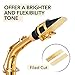 GOLOHO Alto Saxophone Reeds 2.5 for Alto Sax, 10 pack, Filed Cut, Strength 2.5