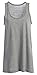 EttelLut - Women's Loose Fit Flowy Tank Tops - Cool Relaxed Regular and Plus Size - Ideal for Workout, Yoga, Running, Working Out at The Gym and Lounging Around - Gray Large