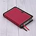 NIV, Thinline Bible, Compact, Leathersoft, Pink/Brown, Red Letter, Comfort Print