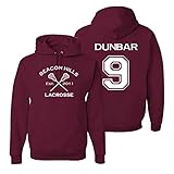 Adult Teen Wolf Beacon Hills Lacrosse Dunbar 9 Hoodie