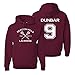 The Creating Studio Adult Dunbar 9 2-Sided Hoodie (Medium, Maroon)