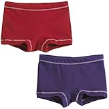 City Threads Little Girls' 2-Pack Boyshorts Bike Shorts Bloomer Underwear (2T-6)