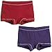 City Threads Big Girls' 2-Pack Boyshorts Underwear Bike / Dance Shorts (7-16)