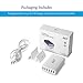 Key Power 60 Watt 12A 6-Port USB Wall Charger Charging Station for iPhone / iPad Air / Samsung / Tablets and more