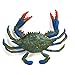 RAYNAG 1 Piece Artificial Plastic Crab, Simulated Sea Animal Home Party Decor Creative Gift, 6 Inch