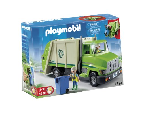 Playmobil Green Recycling Truck