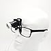 NSKI Head Lamp Plastic Clip for Bonicular Loupes Black